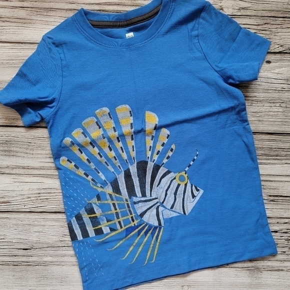 Tea Collection Puffer Fish T-Shirt NWOT - Picture 1 of 3
